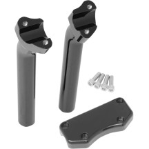 Handlebar Riser & Top Clamp Kit — 1" clamp, 9.5" rise