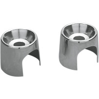 Shock Bolt/Stud Covers — Chrome, Top