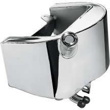 Oil Tank — 3 qt, Side-fill, Chrome
