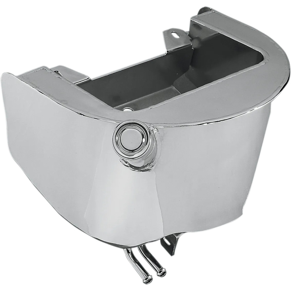 Winged Oil Tank — 3.0 quart, side-fill, chrome