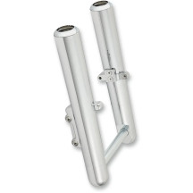 Pierna de horquilla Hot Legs — Disco único, montaje inferior, cromado