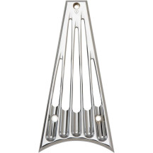 Frame Grill Deep Cut — Chrome, Front