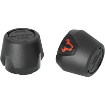 Front Axle Slider Set — Front, Black, Set