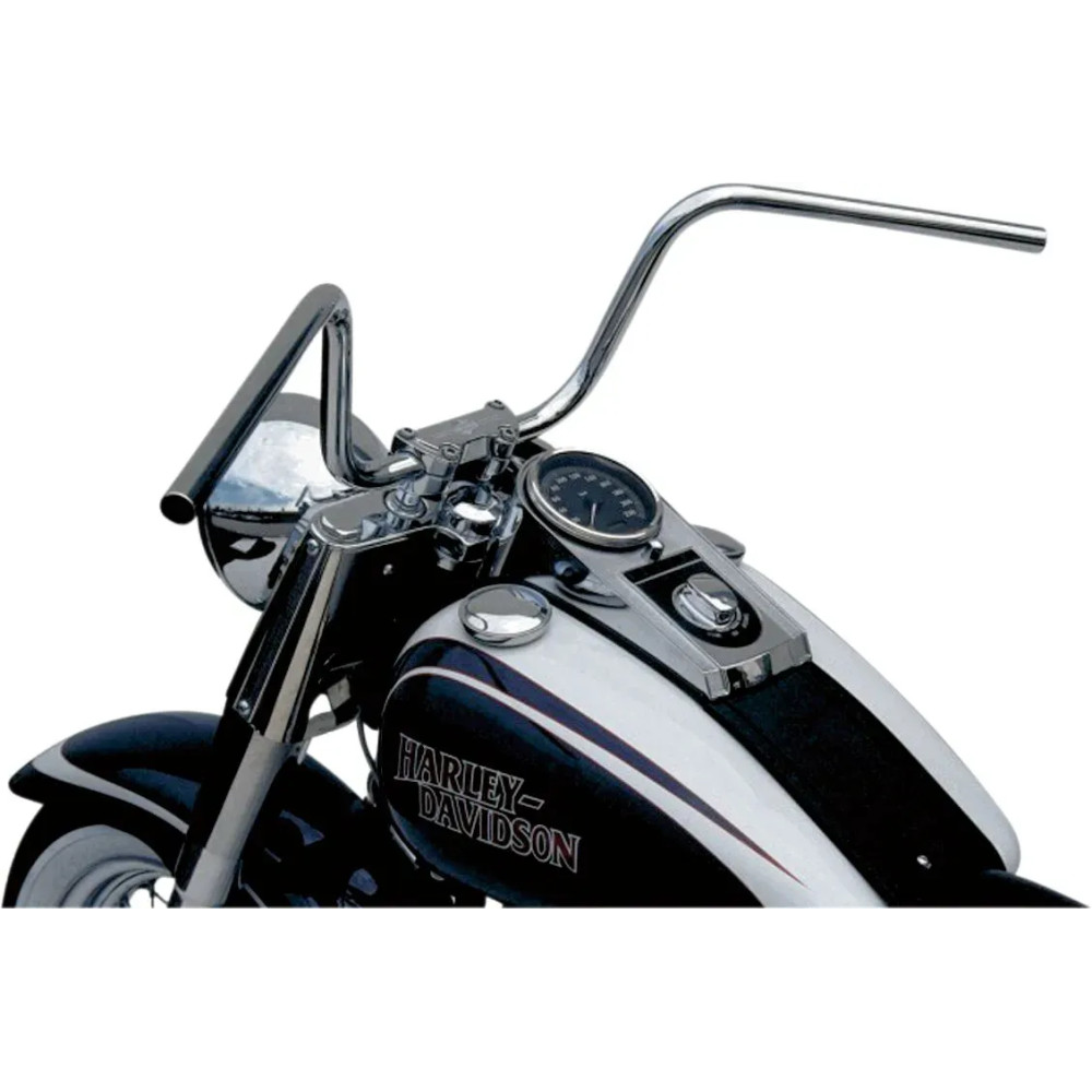 Steel Handlebar 24.5 mm (1") — 25.4 mm (1"), Ape Hanger, Chrome