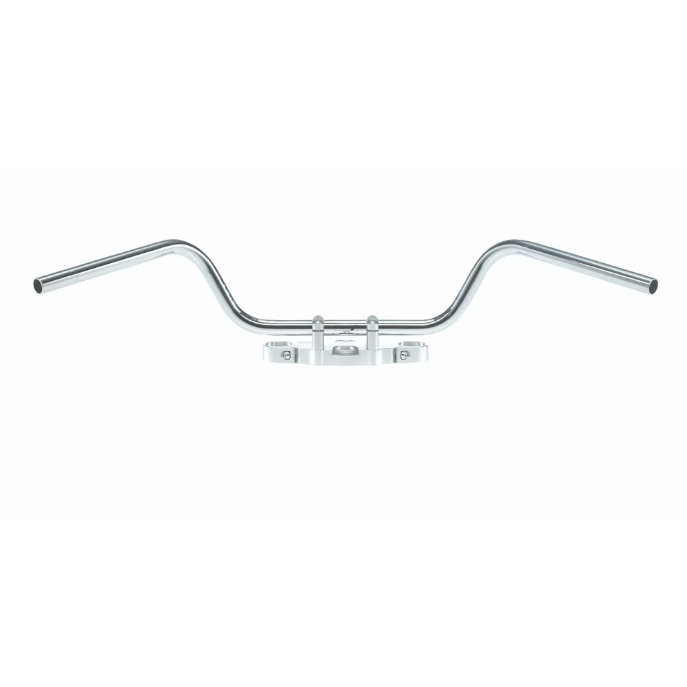 Steel Handlebar 25.4 mm (1") — Mystic bend, Chrome