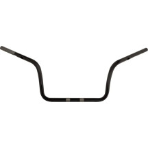 1" Ape Hanger Handlebar — 1" clamping diameter, 10" rise, 37-1/2" width, Black gloss