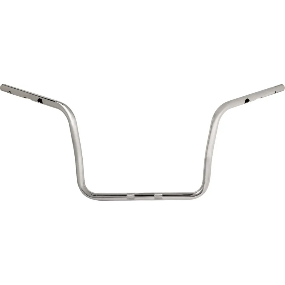 1" Ape Hanger Handlebar — 1" clamp, 12" rise, 37.5" width, Chrome