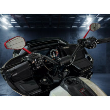 1" Clubstyle Handlebar — 25.4 mm (1"), 10.1 cm rise (4"), 81.2 cm width (32"), Black