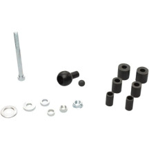 Abrazadera de bola para tubo de dirección — SW-MOTECH, Kit de montaje
