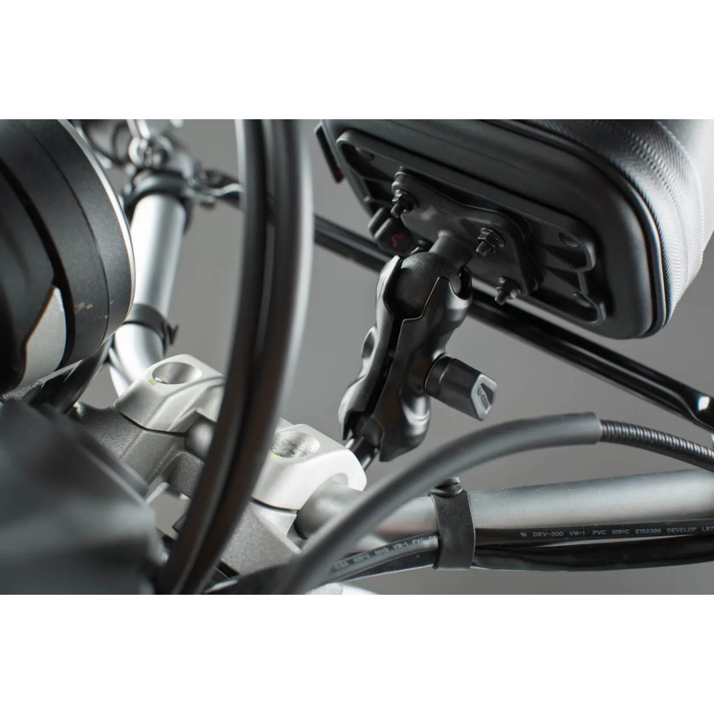 Pivot Socket Arm — SW-MOTECH, Black, Aluminum, CPA.00.424.18000/B