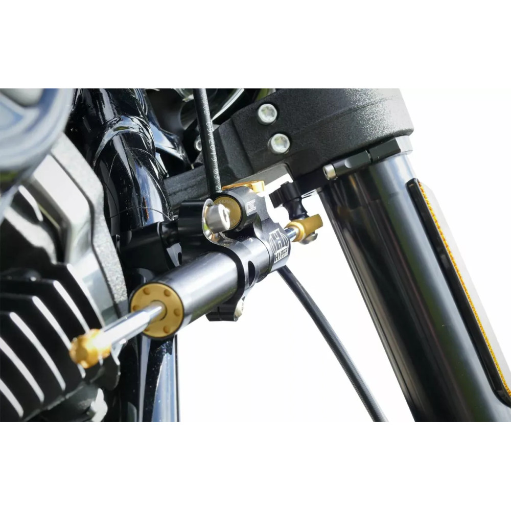 Kit de montaje para amortiguador de dirección — MK-HD18-S001-B, negro