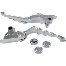 Zombie Lever — Pair, Brake & Clutch, Chrome