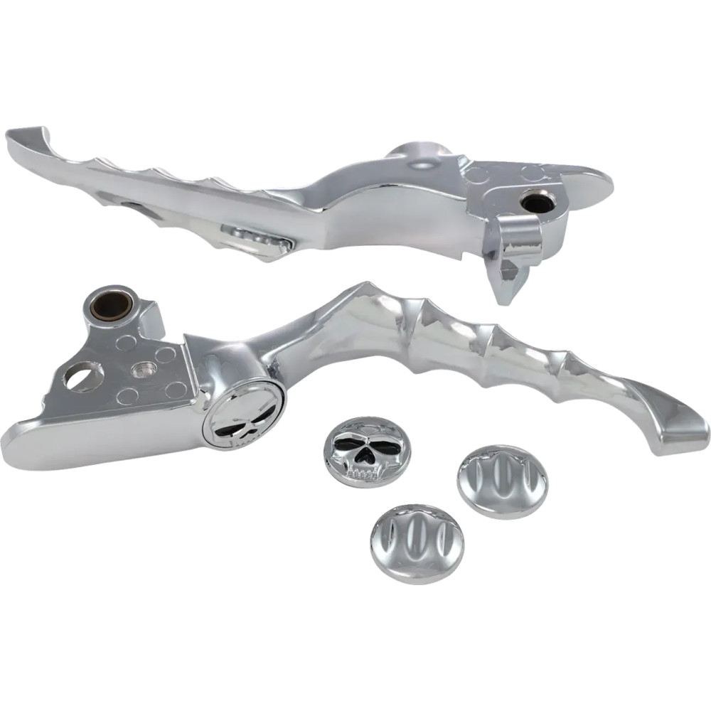 Zombie Lever — Pair, Brake & Clutch, Chrome