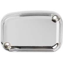 Master Cylinder Cover — Beveled, Chrome