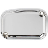 Master Cylinder Cover — Beveled, Chrome
