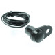 Kit de pulsador M12 — 1 botón, negro