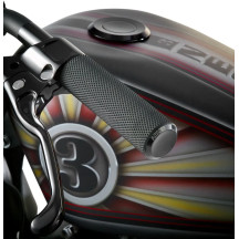 Knurled Grips — 25.4 mm (1"), black, anodized