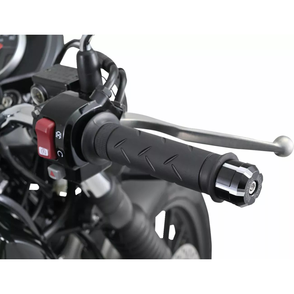 Handlebar End — 14-19 mm, black anodized