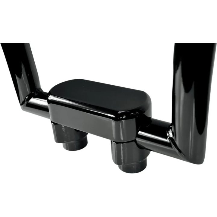 Kit de elevadores de manillar y abrazadera superior — Abrazadera 38 mm, rosca 1/2-13, negro