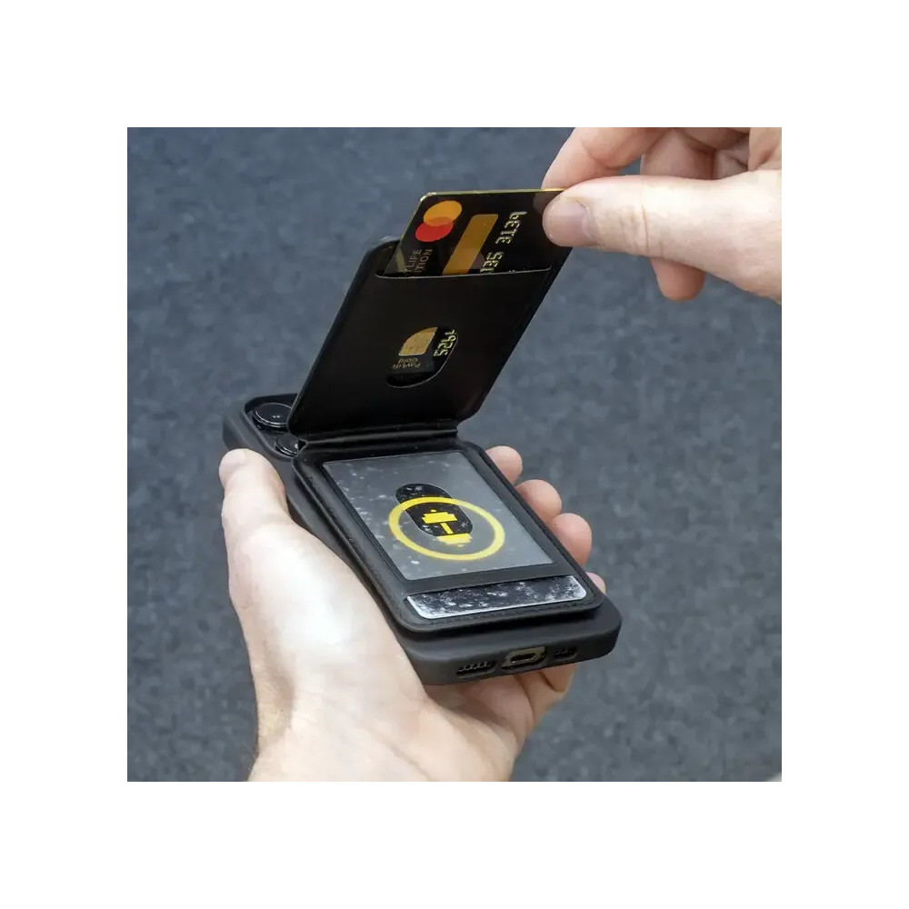 Cartera magnética para tarjetas SPC+ — 98 x 67 x 12 mm, capacidad para 4 tarjetas