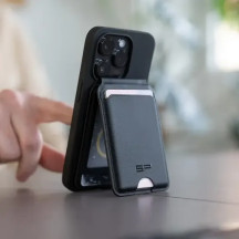 Cartera magnética para tarjetas SPC+ — 98 x 67 x 12 mm, capacidad para 4 tarjetas