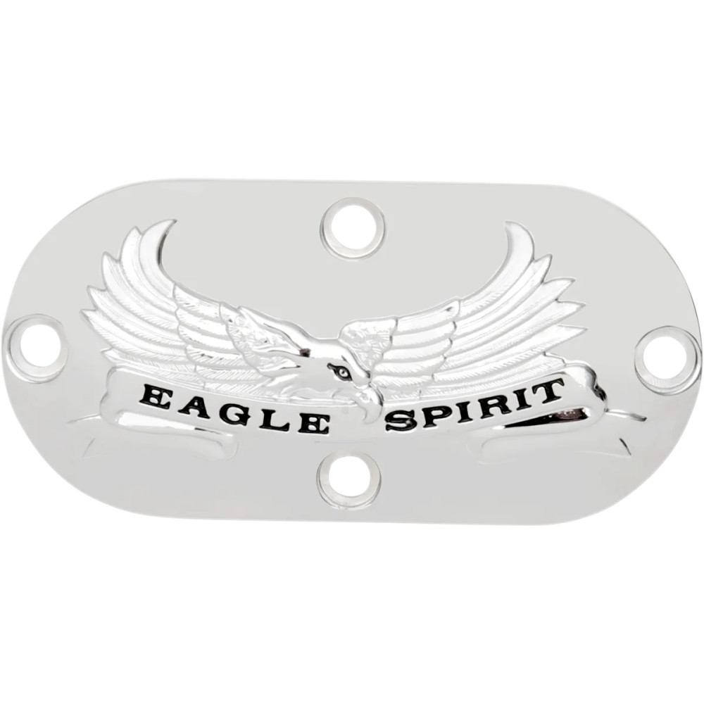 Eagle Spirit Inspection Cover — 4-hole mount, Chrome