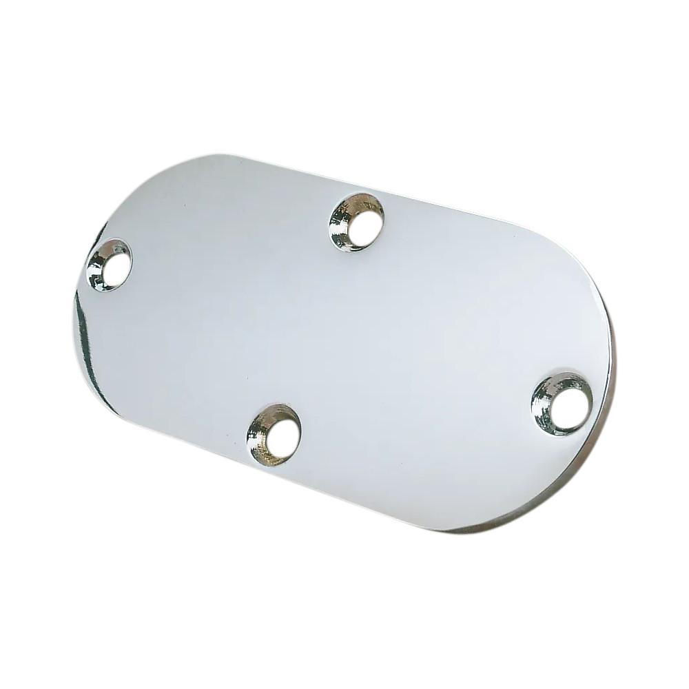 Primary Chain Inspection Cover — Chrome, 4-hole