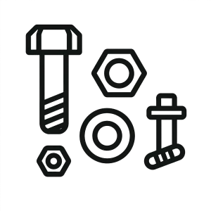 Hardware, bolts, nuts and more